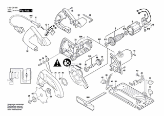 BOSCH Innensechskantschlüssel 5 MM | Ersatzteile für PKS 40 | 2610364015