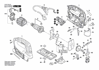 BOSCH Zylinderschraube | Ersatzteile für PST 750 PEL | 2603413034