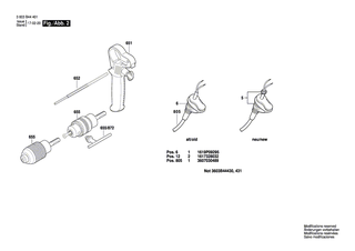 BOSCH Schenkelfeder | Ersatzteile für PBH 2500 RE | 1619P01789