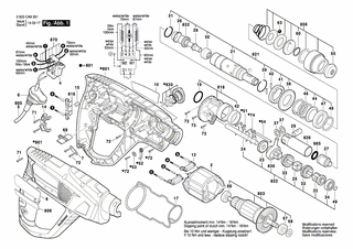 BOSCH Schenkelfeder | Ersatzteile für PBH Universal | 1619P01789