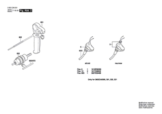 BOSCH Schenkelfeder | Ersatzteile für PBH Universal | 1619P01789