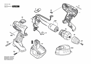 BOSCH Schraubendrehereinsatz | Ersatzteile für PSR 12-2 | 2609160063