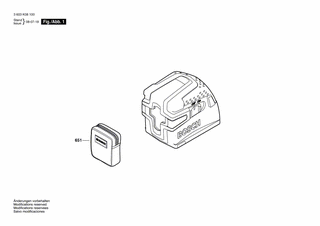 BOSCH Tasche | Ersatzteile für PCL 10 | 1609203X66