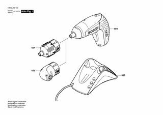 BOSCH Hw-Winkelgetriebe | Ersatzteile für IXO 3 | 2609002364