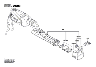 BOSCH Tiefenanschlag | Ersatzteile für PSB 530 RE | 2609005615