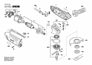 BOSCH Aufspannflansch Ø22,3xØ42 MM | Ersatzteile für PWS 720-115 | 2605703014