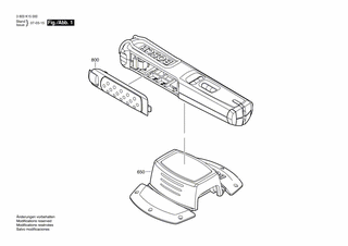 BOSCH Batteriedeckel | Ersatzteile für PLL 5 | 1609203V70