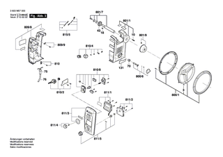 BOSCH Geh�useschale | Ersatzteile f�r PBD 40 | 1600A000T4