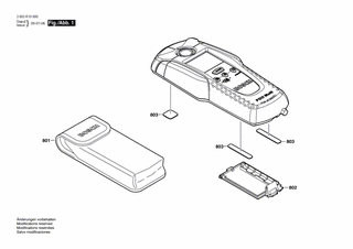 BOSCH Batteriedeckel | Ersatzteile für PDO-MULTI | 1609203R32