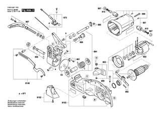 BOSCH Zugentlastung | Ersatzteile für PCM 7 | 1609BP7174