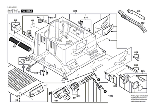 BOSCH Befestigungsteil | Ersatzteile für PTS 10 | 1609203P45