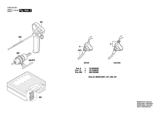 BOSCH Hammerrohr | Ersatzteile für PBH 2500 SRE | 1619P01773