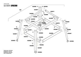 BOSCH Befestigungssatz | Ersatzteile f�r PTS 10 | 1609203P60