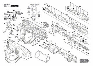 BOSCH Antriebslager | Ersatzteile für PBH 2200 RE | 1619P01775