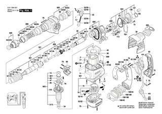 BOSCH Firmenschild GBH 3-28 DFR | Ersatzteile für GBH 3-28 DFR | 1611110Z42