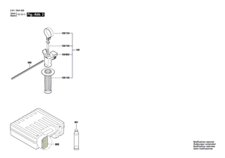 BOSCH Firmenschild | Ersatzteile für GBH 3000 | 161111C01J
