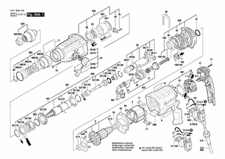 BOSCH Bürstenplatte | Ersatzteile für GBH 2-24DF | 1614336093