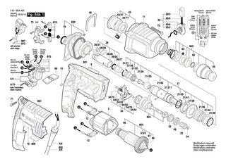 BOSCH Sprengring | Ersatzteile für GBH 2-20 D | 1614601055