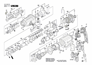 BOSCH Gehäusedeckel | Ersatzteile für GBH 2-24D | 1615500428