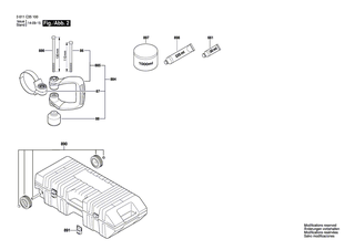BOSCH Abstandshalter | Ersatzteile für GSH 16-30 | 1610508054