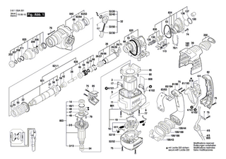 BOSCH Buchse | Ersatzteile für GBH 3-28 DRE | 1610390069