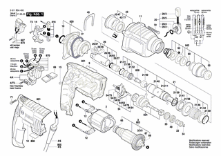 BOSCH Umschalter | Ersatzteile für GBH 2-20 D | 1613231030