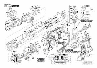 BOSCH Sprengring | Ersatzteile für GBH 36 V-LI | 1614601067