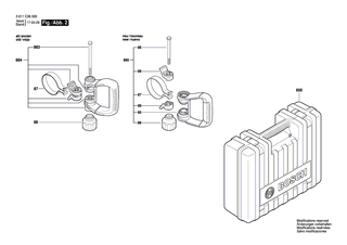 BOSCH Sicherungsring | Ersatzteile fr GSH 11 VC | 1610224013