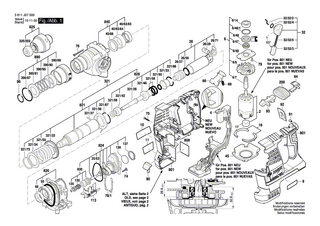 BOSCH Radial-Wellendichtring | Ersatzteile für GBH 36 V-LI | 1610283039
