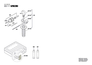 BOSCH Tiefenanschlag SW 6x210 MM | Ersatzteile für GBH 2-24D | 1613001009