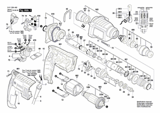BOSCH Motorgehäuse | Ersatzteile für GBH 2-20 D | 16170006B8