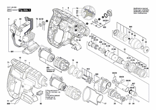BOSCH Schutzhülse | Ersatzteile für GBH 18 V-LI | 16170006D3