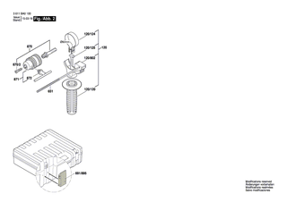 BOSCH Bohrfutterschlssel SG2 | Ersatzteile fr GBH 2-24DF | 2607950007