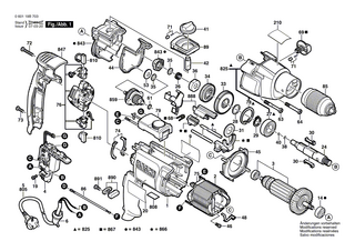 BOSCH Schaltwelle | Ersatzteile für GSB 20-2 RCE | 2603120064