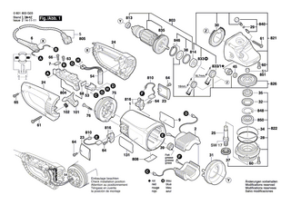 BOSCH Netzanschlussleitung EU 4,15m 2 x 1,5mm H07 RN-F | Ersatzteile für GWS 24-230 JBV | 1607000228