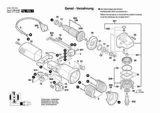 BOSCH Sechskantmutter DIN 934-M6-8-A | Ersatzteile für GWS 660 | 2915011007
