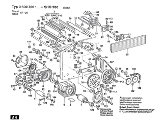 BOSCH Sechskantmutter DIN 934-M8-8-A | Ersatzteile f�r SHO 280 | 2915011009
