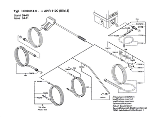 BOSCH Teilesatz Ø2,4xØ16,6 MM 3 STUECK | Ersatzteile für AHR 1100 | 1609350140
