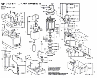 BOSCH Axialnadellager | Ersatzteile für AHR 1100 | 1609350020