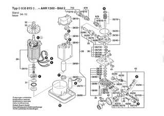 BOSCH Sechskantmutter DIN 934 -M4-m-8 | Ersatzteile f�r AHR 1300 | 2915011005