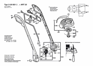 BOSCH Fadenspender | Ersatzteile für ART 23 | F016102388
