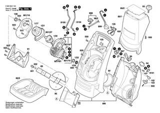BOSCH Verbindungskabel | Ersatzteile für AXT Rapid 200 | F016103196