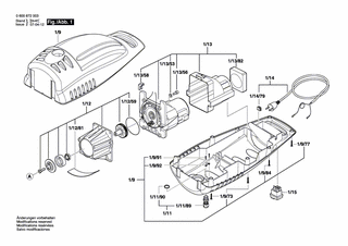 BOSCH Gehäuse | Ersatzteile für AQUATAK 100 | F016F03337