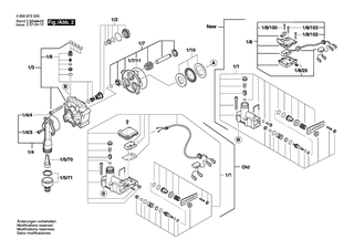 BOSCH Gehäuse | Ersatzteile für AQUATAK 100 | F016F03337
