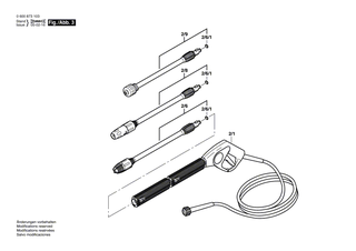 BOSCH Schalter | Ersatzteile für AQUATAK 1250 | F016F03018