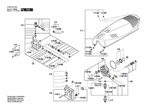 BOSCH Gehäuse | Ersatzteile für AQUATAK 1300 SI | F016F03077