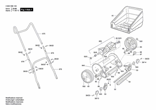 BOSCH Handgriff | Ersatzteile für AHM 38G | F016102825