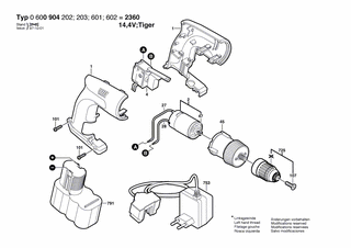 BOSCH Senkschraube M5x20 | Ersatzteile für 2360 S | 2609110721