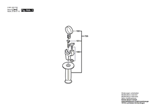 BOSCH Netzanschlussleitung EU 2,6m 2 x 1,0 mm | Ersatzteile für GBM 13 HRE | 1607000385