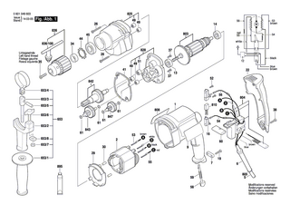 BOSCH Getriebegehäuse | Ersatzteile für GBM 13 HRE | 2610911949